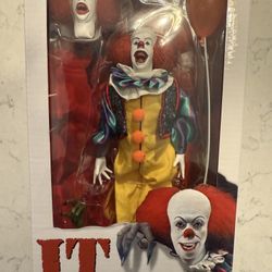 NECA IT (1990 Miniseries) Ultimate Pennywise 7” Action Figure (Version 1, released 2019).
