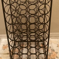 29 Bottle Wrought Iron Wine Rack