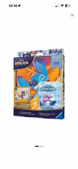 Lorcana trading card game (Stitch edition)
