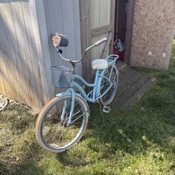 Blue Huffy Bicycle 
