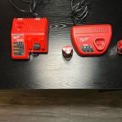 Milwaukee Battery Chargers And Batteries 