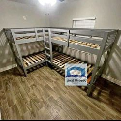 Quadruple Bunk Bed Take Home With $39 Down 