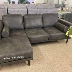 ☆ Brand New ☆ Arroyo Smoke Reversible Sofaa Chaisee/Small Sectionall/Delivery Available/DISCOUNT👈/Home Decor/Financing/ Household 