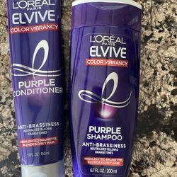 FREE - L’Oreal Elvive Purple Shampoo And Conditioner