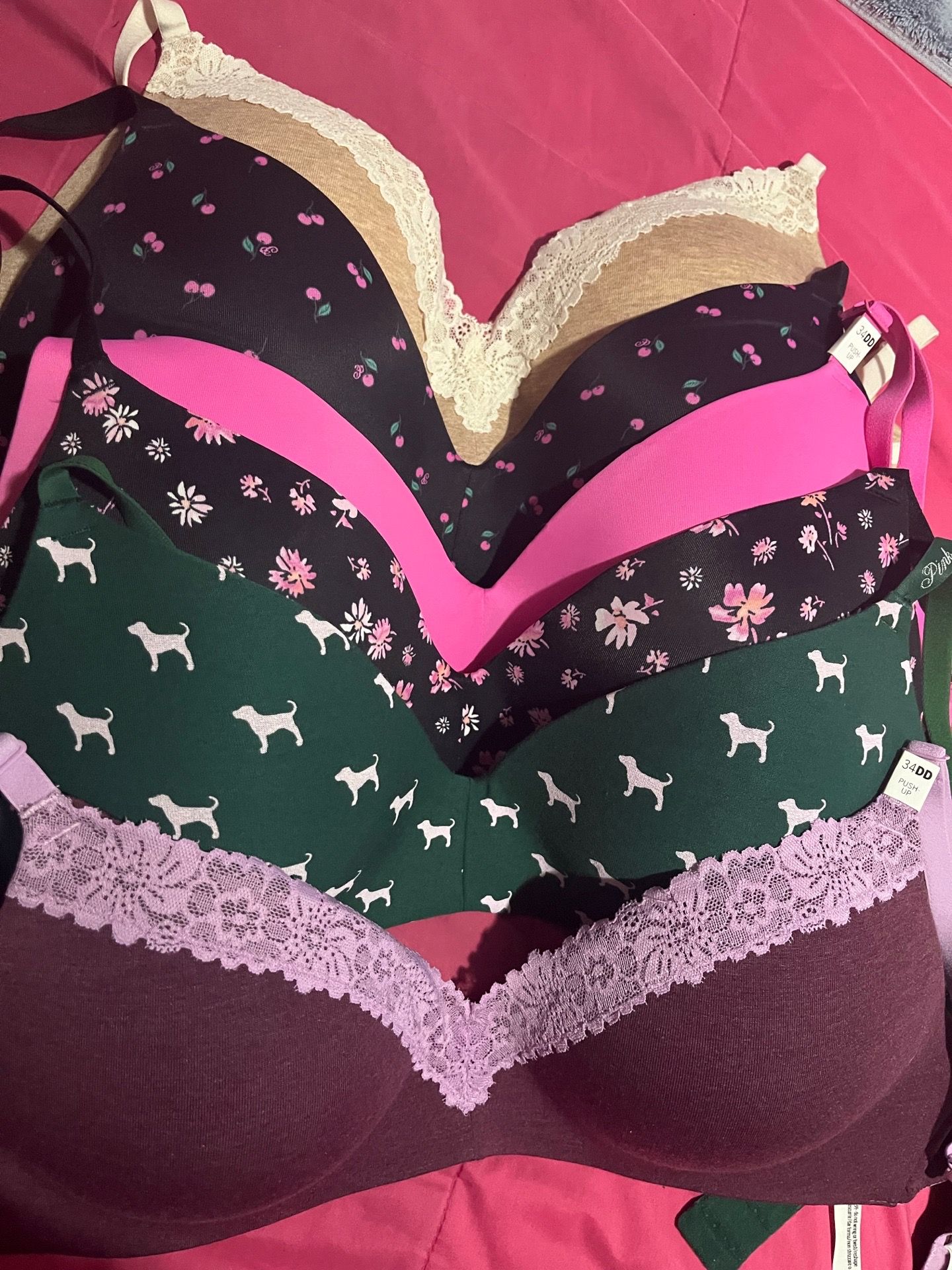 Victoria Secret push up wireless bras