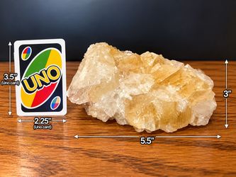 Large White & Honey Crystal Mineral Cluster – Natural Display Specimen