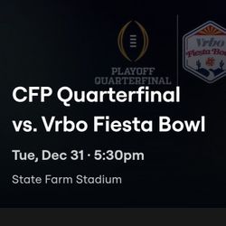 Fiesta Bowl CFP PLAYOFFS  $175.