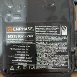 M215 microinverters