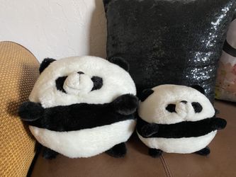 Super Cute Pair Of Panda Stuffed Toys