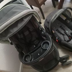 Baby Graco Car Seat And Stroller Set
