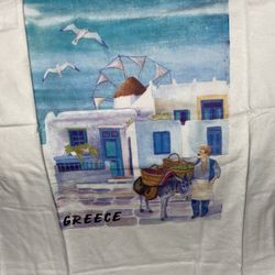 Vintage Unisex Greek Island Design Man With Donkey T-Shirt $15 each or 2 for $20 (Mix & Match) (10 available)