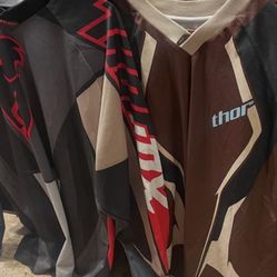 2 Large Motocross Jerseys   