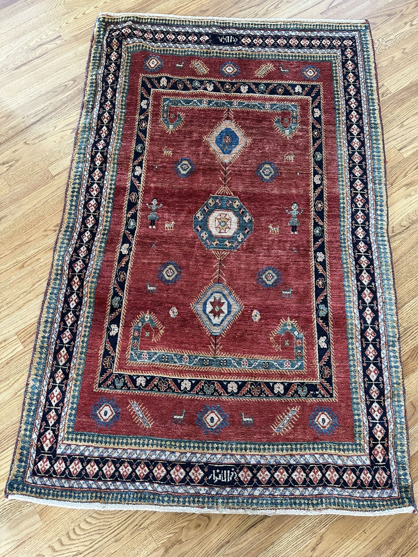 Vintage Persian Kaaskuli Rug