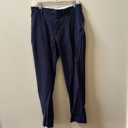 Men’s wool dress slacks navy W32 L32