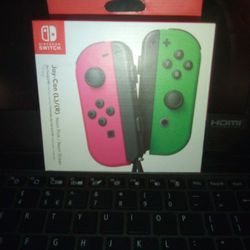 Nintendo Switch Joi Cons Neon Pink And Green