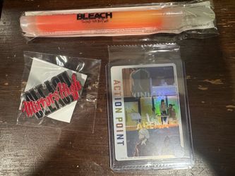 Bleach action point union arena card pin glow stick bundle anime expo