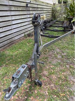 Steel Boat Tailer double axel