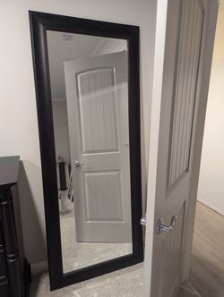 Full Length Black Framed Mirror Great Condition