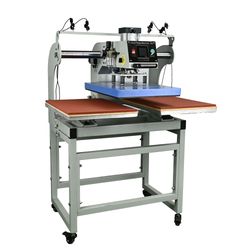 HY-4060-PD2 16x24 Pneumatic Up-Sliding Dual-Platen Heat Press Machine with Infrared Positioning 