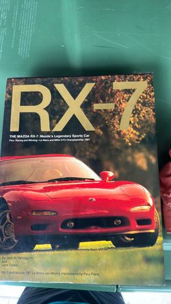 Rare 1992 Mazda RX-7 Book – First Edition – Excellent Condition