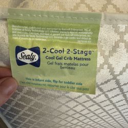 sealy 2 cool 2 stage cool gel crib mattress