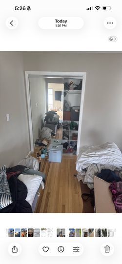 Closet sliding mirrored doors