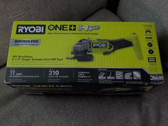 Ryobi One+ HP Brushless Angle Grinder