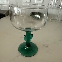 12 Cactus Margarita Glasses