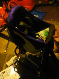 Back carrier and sittn chair all in 1