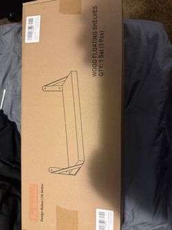 black wooden shelving 