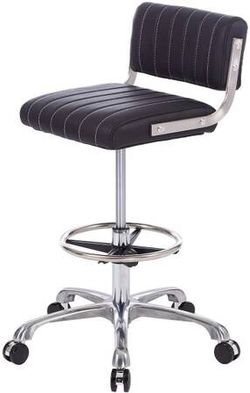 Brand new heavy duty leather drafting chair