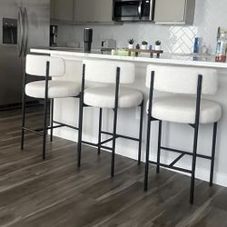 Boucle Counter Top Stools