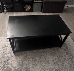 Black coffee table