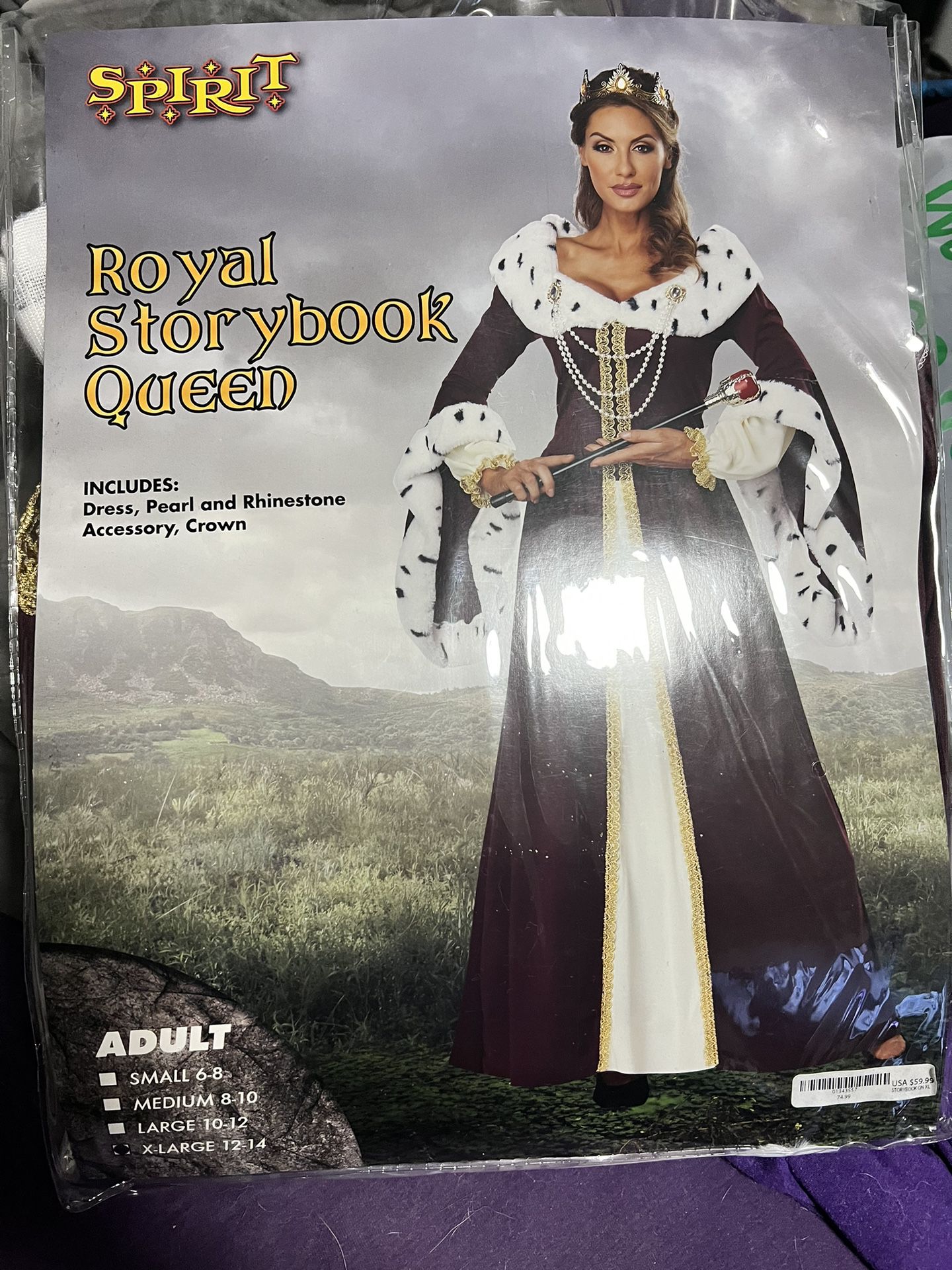 Spirit Halloween Storybook Queen Costume