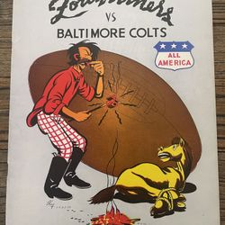 Forty Niners vs Baltimore Colts September 14, 1947