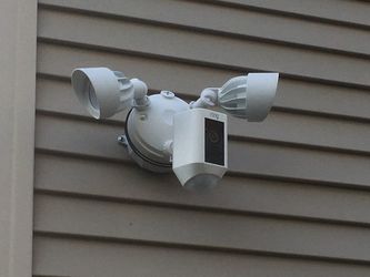 Ring Floodlight Camera White
