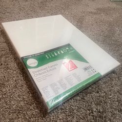 New 2-Pack Blank White Daler-Rowney Simply Stretched Canvas 11x14" Art Paint Craft DIY Home Decor