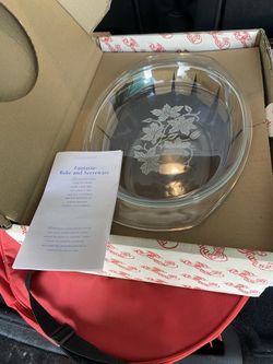 Princess House Cut Glass Tray