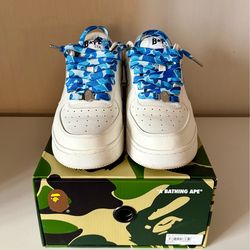 🔥🔥 A Bathing Ape BAPE STA Low ABC Camo Blue SUPER CLEAN!!!!!🔥🔥
