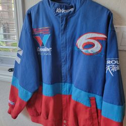 Vintage Valvoline Racing Jacket 90s NASCAR Mark Martin Colorblock R4
