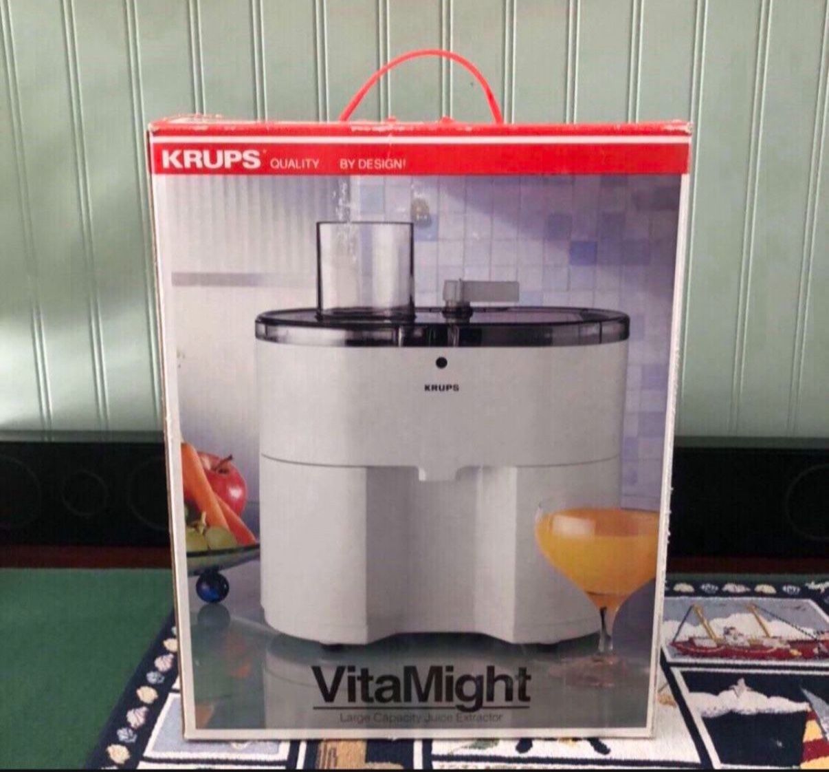 New Krups New Vita Might Juice Extractor