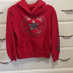 Boys Converse Hoodie Small 8-10 