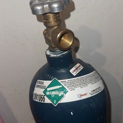 Filled Full Nitrogen Gas Tank 