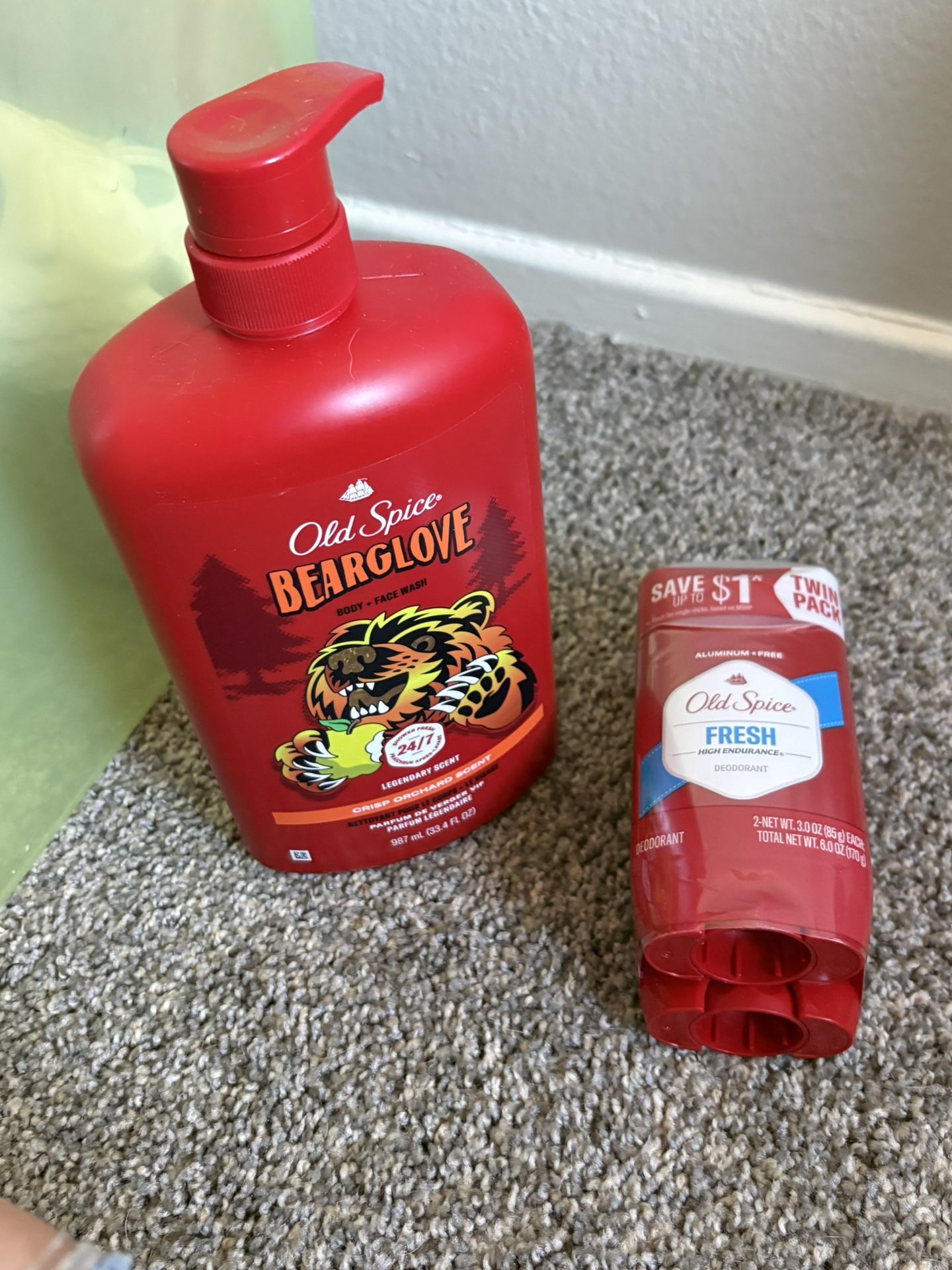 Old Spice Body Wash And Deodorant