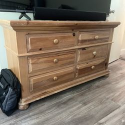 Dresser with Matching Mirror 