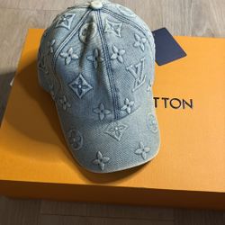 Louis Vuitton Cap Brand New With Tags Light Blue Denim 