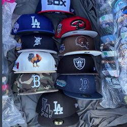 New Era Hats Size 7 1/2