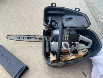 Craftsman 36cc 16” gas power chain saw