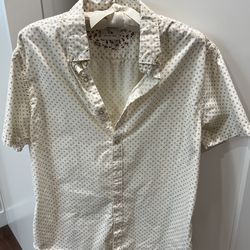 Mens Short Sleeve Button-up