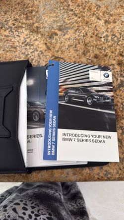 BMW 7 series Saran booklet